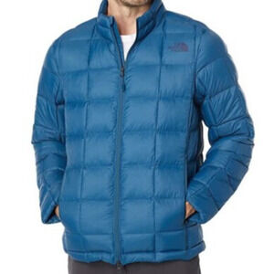 The North Face Mens Thermoball Eco Puffer Jacket Coat Blue Size Large